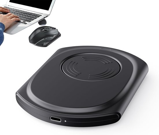 Muisbeweging Simulator - Computer Activator - Computer Wakker Houden - Stille Werking - 07 inch dik - Zwart