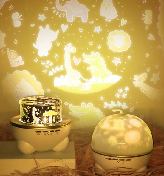 Muziek Projector Nachtlampje Met Speaker Oplaadbare Universum Sterrenhemel Draai Led Lamp Kleurrijke Knipperende Ster Voor Kinderen Cadeau Sfeerlamp Nachtrust Decoratie Lamp van Merkloos