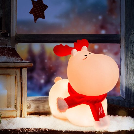 My Arc - Rendier Nachtlamp - Kinder Kamer Lamp - USB Oplaadbaar - Draadloos Nachtlamp - Kindvriendelijk van My Arc