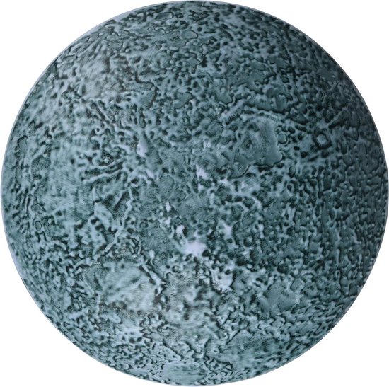 Nacht Wandlamp LED Maanlamp Ø25cm afstandsbediening batterijen - Sfeerverlichting van Merkloos