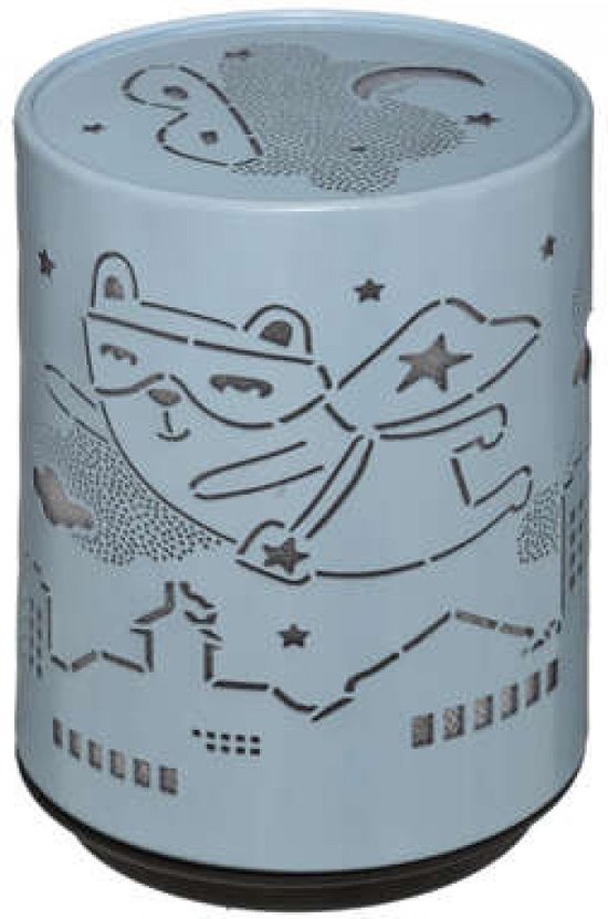 Nachtlamp - Blauw - Superheld van Lara.