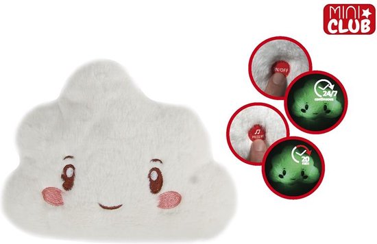 Nachtlamp Cloud pluche Mini Club van N/A