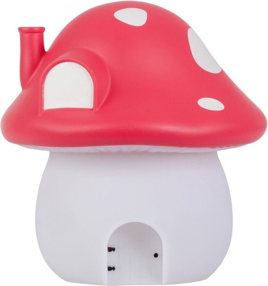 Nachtlamp kinderen: Paddenstoel rood | A Little Lovely Company