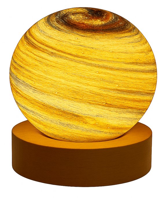 Nachtlamp - Lamp - Sunset - Zonsondergang - geel - Oranje - 8 cm - 3D geprint van Philips
