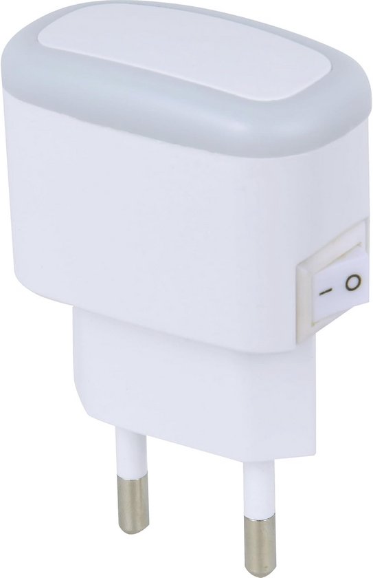 Nachtlamp Neon met Schakelaar Wit 1.5 W van Merkloos