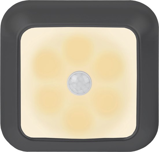 Nachtlamp op batterij met sensor (2 stuks) van Merkloos