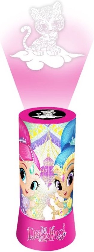 Nachtlamp Shimmer en Shine met projectie (led) van Kids Euoswan SL