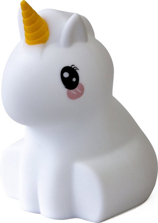 Nachtlamp Unicorn- Kinderkamer nachtlamp- afstandsbediening- verschillende kleuren- eenhoorn-cadeau van N/A
