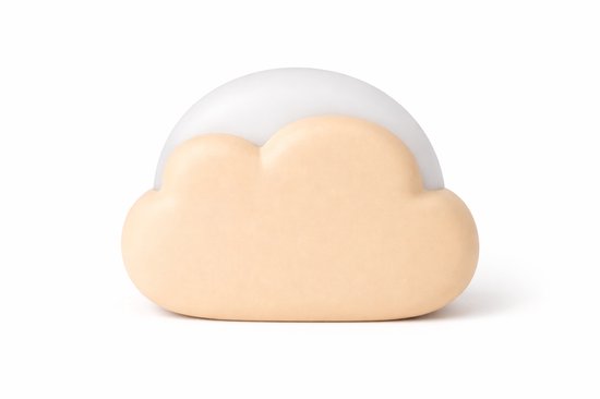 Nachtlamp - Wolk - beige - Oplaadbaar - 3 Standen van Merkloos