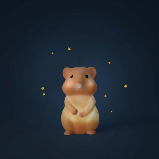 Nachtlampje Hamster Puce & Pilou