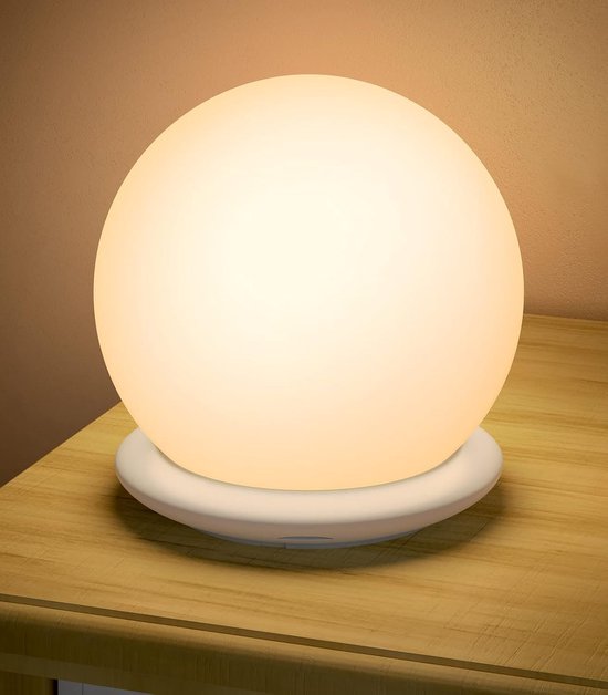 Nachtlampje Kinderen, Baby Nachtlampje met Touch Control, Timer & 8 RGB Kleuren Veranderen, USB Oplaadbare Nachtlamp voor Kinderen, Pasgeboren en Volwassenen, Draagbare LED Nachtlampje voor Slaapkamer, Kinderkamer van One Fire