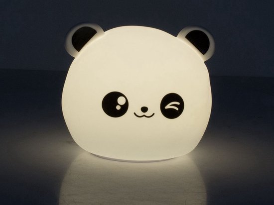 nachtlampje kinderen - kinderlampje - panda - 8 kleuren - oplaadbaar USB - Kindvriendelijk- nachtlampje baby - Kinderlamp - kerstcadeau van DreamyDots