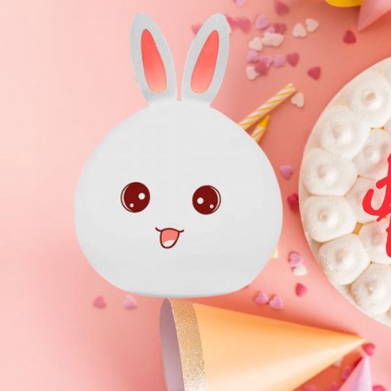 nachtlampje kinderen led konijn - nachtlampje kinderen - nachtlampje stopcontact - nachtlampje kinderen stopcontact - nachtlampje baby - nachtlampje nijntje - nachtlampje meisje - nachtlampje kinderen sterrenhemel van Zazu