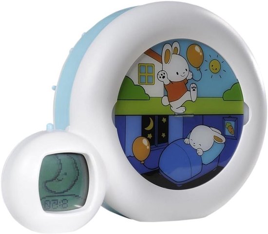 Nachtlampje Kinderen - Slaaptrainer Baby - Helpt Slapen - 5 in 1 Functie - 0-3 Jaar - Wit