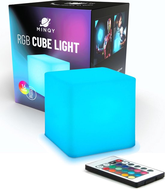 Nachtlampje Kinderen Tafellamp Nachtlampje Kinderkamer Leeslamp - Oplaadbaar - Dimbaar - Draadloos - Afstandsbediening - Incl. E book - MINQY® van MINQY®