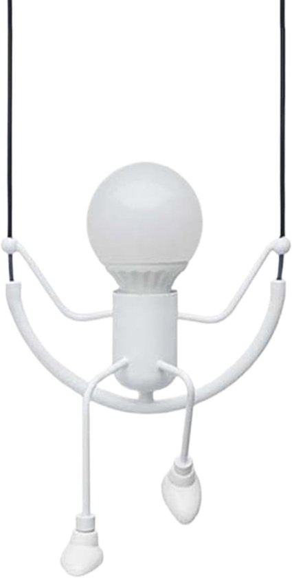 Nachtlampje Kinderkamer - Decoratieve Wandlamp - Sfeervolle Verlichting - Charmant Cartoon Design - 25x25x100cm - Wit