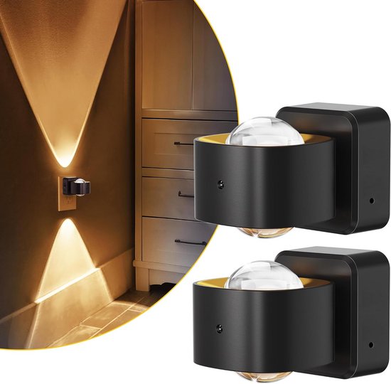 Nachtlampje met Schemersensor - 180° Draaibaar LED Nachtlamp voor Kinderen en Volwassenen