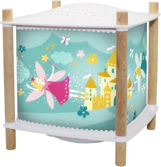 Nachtlampje - Muziek en sterrenhemel - ReVOLUTION 2.0 Lantaarn - Princess - Bluetooth, Musical, Cry Detection & USB van Merkloos