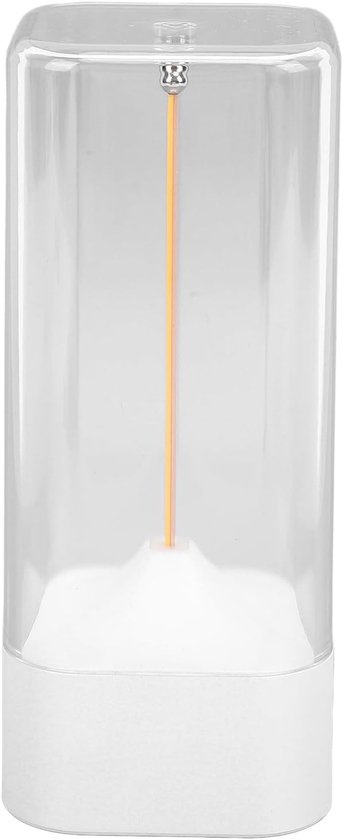 Nachtlampje - Nachtlamp - Magnetische Nachtlamp - Aanraakbediening Nachtlamp - Oplaadbare Draadloze LED Bureau Lamp - USB Oplaadbaar - Warm Licht - 1 stuk - Wit van Merkloos