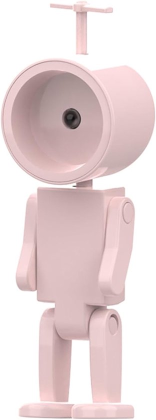 Nachtlampje - Nachtlampje volwassenen - Nachtlampje kinderen - mini nachtlamp - LED nachtlamp - sfeerlicht - tafellampje - boeklamp - magnetisch - telefoonhouder - knopbediening - rond hoofd - roze