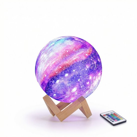 Nachtlampje - Oplaadbaar nachtlampje kinderen - Meer dan 16 kleuren - Sfeerlamp - Leeslamp - Tafellamp slaapkamer - Nachtlampje volwassenen - Touch bediening- 15CM - Dimbaar - Draadloos - Nachtlampje baby van Merkloos