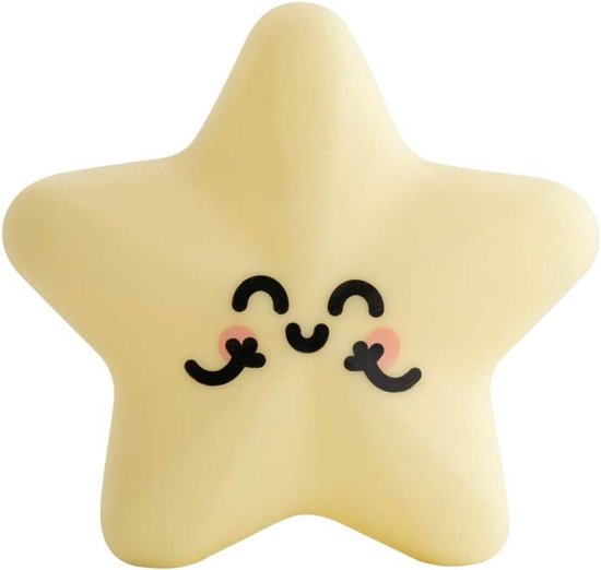 Nachtlampje Ster - Sterlampje Kinderlamp - Angst Verminderen - Zachte Verlichting - Tafelmodel - Geel