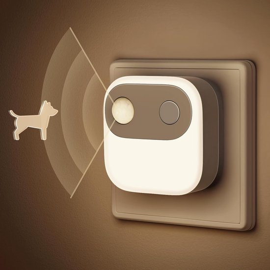 Nachtlampje Stopcontact - Dimbare Nachtlampjes - Nachtlampje Babykamer - Nacht Lamp - Dag en Nacht Sensor - Kinderen & Baby - Lamp - Stopcontact - Dimbaar van Awanfi
