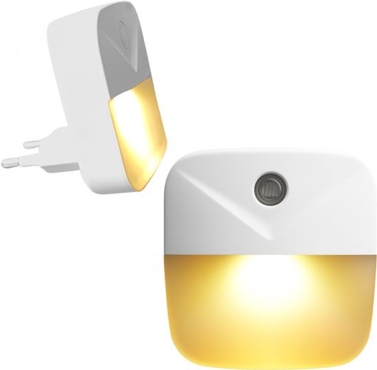 Nachtlampje Stopcontact – LED Nachtlampje Kinderen & Baby – Warm Wit Licht – Dag & Nacht Sensor – Energiezuinig Slaaplampje – Nachtlampje Volwassenen – Voor Kinderkamer, Slaapkamer, Hal of Gang