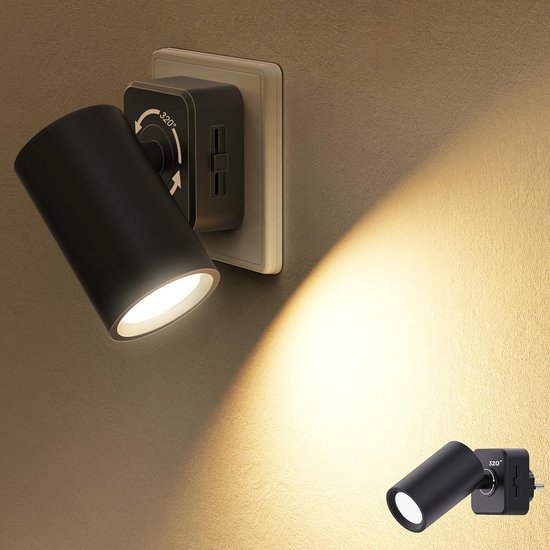 Nachtlampje Stopcontact - Nachtlampje Volwassenen - Nachtlampje Kinderen - stopcontactlamp