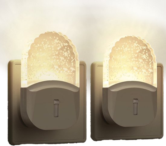 Nachtlampje Stopcontact - Stekkerlamp Volwassenen - Slaaptrainer Slaapkamer Kinderen van Merkloos
