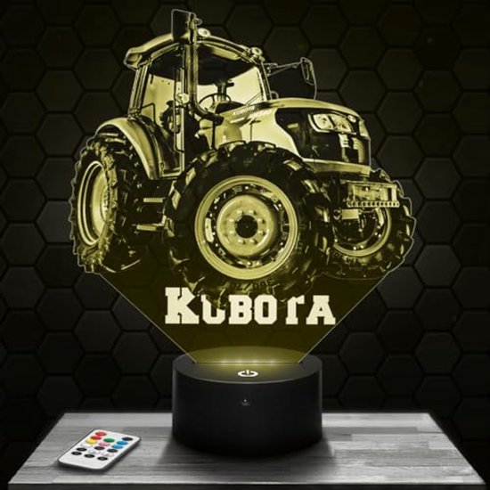 Nachtlampje Tractor Miniatuur Decoratie 1:32 – Origineel Cadeau Idee voor Volwassenen van Merkloos