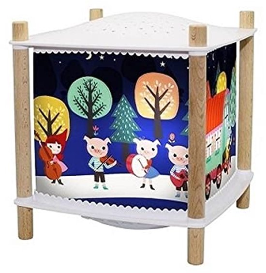 Nachtlampje voor baby's met muziek en sterrenhemel projector van Merkloos