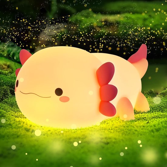 Nachtlampje voor kinderen, cadeaus voor meisjes, touch-bediening, oplaadbaar, USB, siliconen, bedlampje, dimbaar, Kawaii schattig nachtlampje voor babykamer, decoratie van Jabadabado