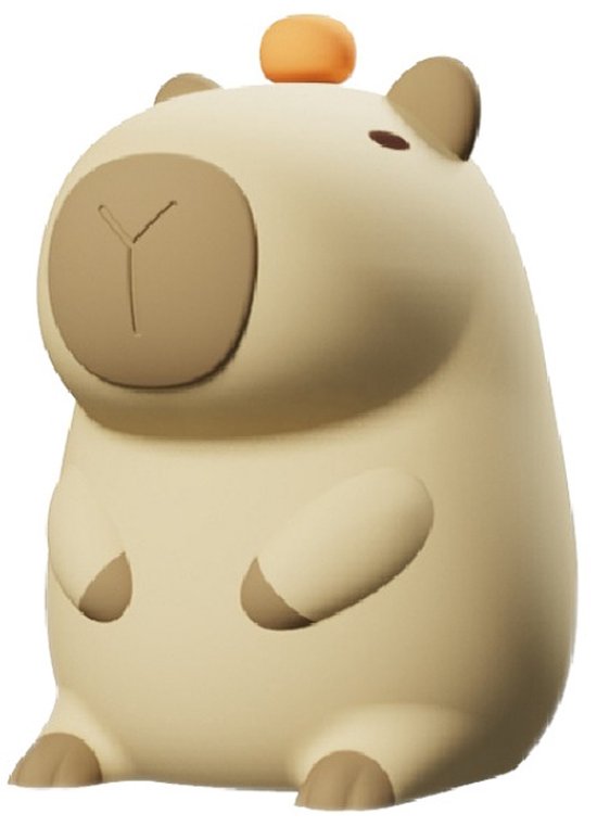 Nachtlampje - Yuandian Capybara Nachtlampje - Een prachtig cadeau voor vrouwen, tienermeisjes en baby's. Versier een kinderkamer met dit schattige siliconen Capybara Nachtlampje - perfect voor slaapkamers, studeerkamers en babykamers. van Yuandian