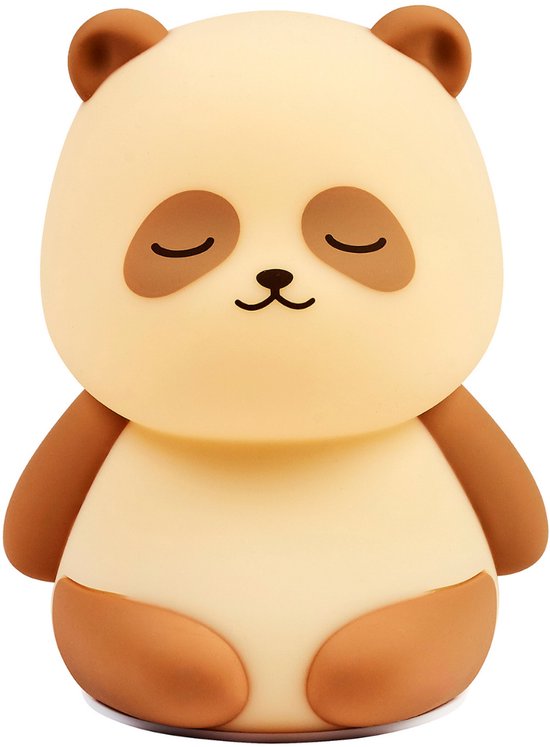 Nattou Baby Nachtlampje Panda - 12 cm - Baby cadeau - Beige