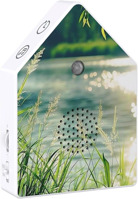 Natuur Geluidsmachine - Ontspanningsapparaat - Slaap Verbeteren - Bewegingssensor Actief - 15x10.8x3.7CM