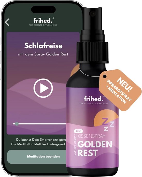 Natuurlijke Kussenspray Lavendel & Oranje voor Ontspanning en Betere Slaap (100 ml) van Merkloos