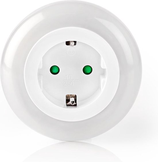 Nedis Nachtlampje met Stekker – Dag-/Nachtsensor – 10 lm – LED – 3 Tinten – Inclusief Stopcontact van Nedis