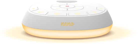 Neno Lumia Baby Sound Machine – Nachtlampje, Hartslagopname, White Noise, Slaapliedjes – USB-C – 11 Kleuren
