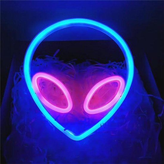 Neon LED Slaapkamerdecoratie Lampen voor Kinderkamer en Verjaardagen van Merkloos