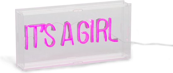 Neon Verlichting - It's A Girl - Roze van Neo