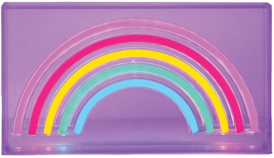 Neonlamp Regenboog 23x4x13 cm