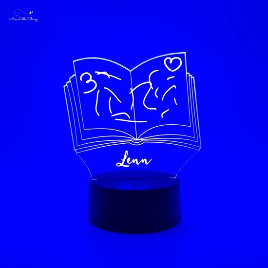 [Nice Little Things] - Gepersonaliseerde RGB LEDlamp - Tekenen met Licht - Boek van Nice Little Things