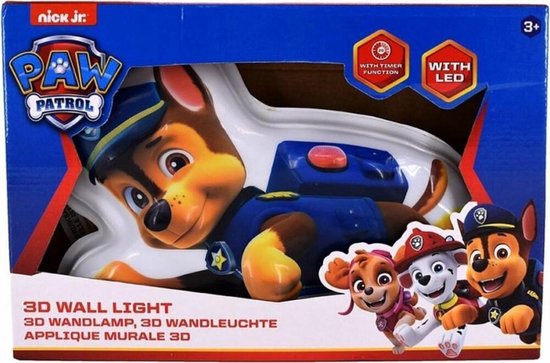 Nickelodeon Paw Petrol Wandlamp van Nickelodeon