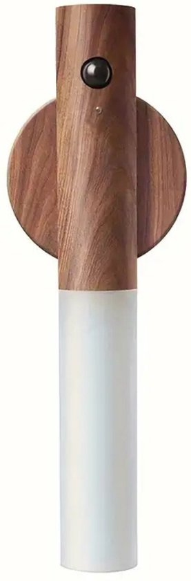 Nivard Nachtlampje - Volwassenen - Kinderen - Slaapkamer - Baby - Nachtlamp - Leeslamp - Slaapkamer - Donker Hout van Merkloos