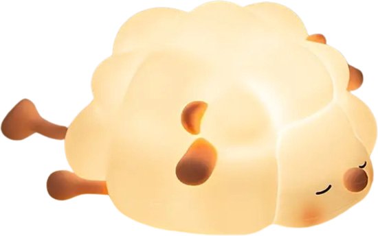 Nivard Nachtlampje - Volwassenen - Kinderen - Slaapkamer - Baby - Nachtlamp - Leeslamp - Slaapkamer - Schaap van Merkloos