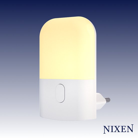 Nixen Nachtlamp met nachtsensor en 4 felheid-standen van Nilsen