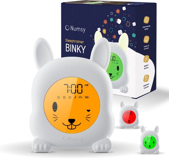 Numsy Binky Slaaptrainer Kinderen - Slaapwekker met Nachtlampje - Kinderwekker van Merkloos
