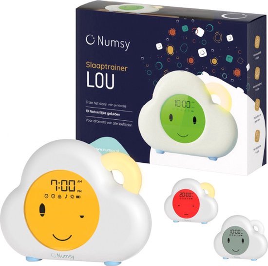 Numsy Lou Slaaptrainer Kinderen - Verbeterde 2026 Editie - Kinderwekker met Nachtlampje - Slaapwekker van Merkloos