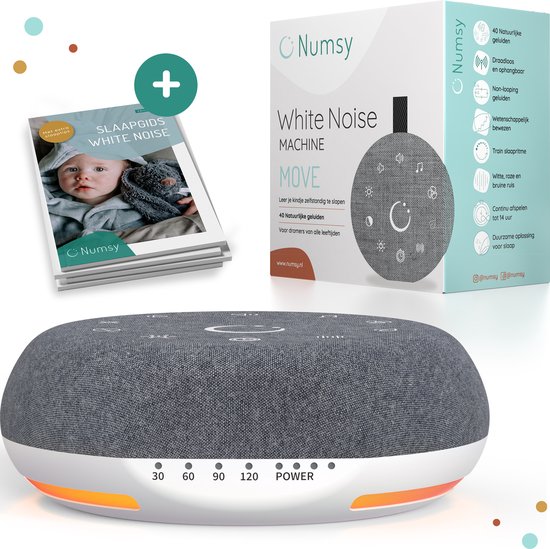 Numsy Move White Noise Machine Baby - Witte Ruis Machine van Numsy